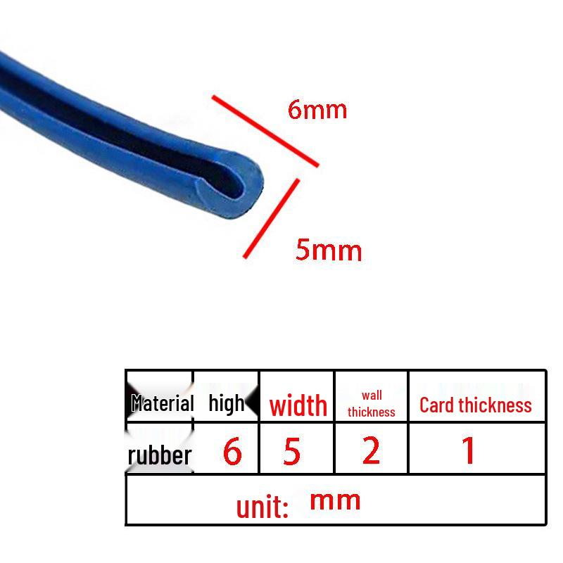 U-Shaped Rubber Anti-Collision & Edge Sealing Strip