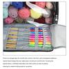 Knitting Yarn Organizer Multifunctional Crochet Yarn Tote Bag Oxford Cloth Knitting Project Storage Bag for Thread Sewing Tools