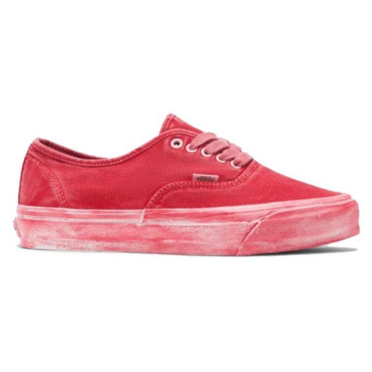 Vans Premium Authentic 44 Tomato Puree Red Dip Dyed Unisex Sneakers VN000CQACHK