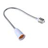 Adjustable E27 To E27 Light Bulb Socket Extension, Flexible Goosenecks Lamp Adapter, Home Lighting