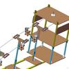 Sightseeing Cable Car Systerm Model Science Experiment Teaching Aids Learning Toy Hand Assembled for