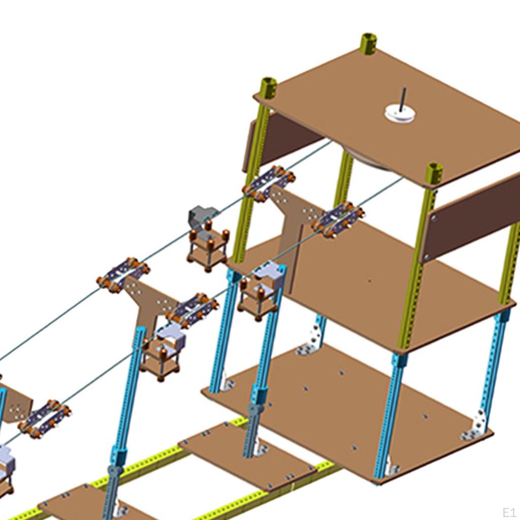 Sightseeing Cable Car Systerm Model Science Experiment Teaching Aids Learning Toy Hand Assembled for