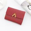 Korean Style Women's Tri-fold Wallet: Short, Multi-Card Slot Mini Card Holder