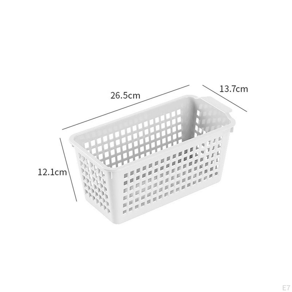 6 Pieces Desktop Storage Basket Bins Functional Trays Bathroom Racks Makeup Organizer
