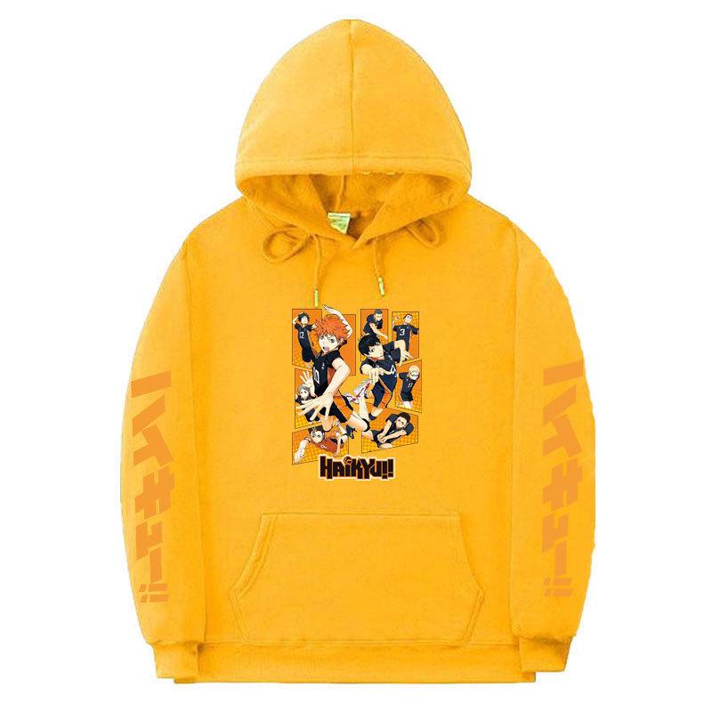 Haikyuu Haikyuu Haikyuu Cartoon Day Anime Loose Hooded Sweatshirt Sweatshirt