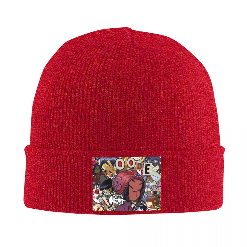Music Band Gorillaz Warm Knitted Cap Winter Knit Bonnet Hat Skullies Beanies Hip Hop Caps for Unisex