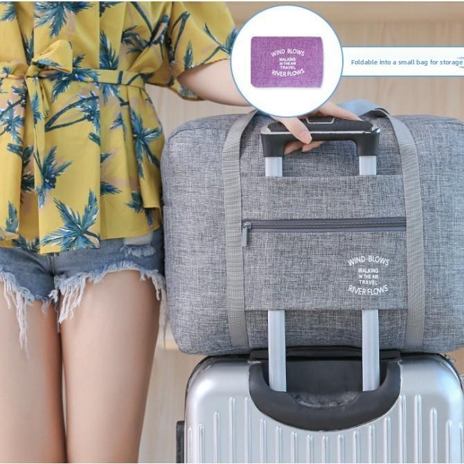 Travel Bag Large Capacity Waterproof Oxford Fabric With Handle For Short Trips And Travel Storage