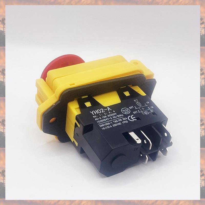 2025 Trend YH02-A 250V 16A 4PIN Electromagnetic Switch Parts For Machine Tool Equipment Waterproof