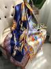 Bysifa|New Green Real Silk Scarf Femmes Foulard Fashion Luxury  100% Silk Scarves Shawls Fall Winter Long Scarves Hijabs