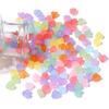 100/200pcs Candy Color Heart Acrylic Beads Star Shape Big Hole Loose Beads For Jewelry Making DIY Bracelets Necklace Accessories
