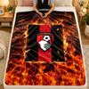 Flannel BlanketBournemouth Football Warm Soft Throw Blanket for Indoor Sofa Bed Living Room Use