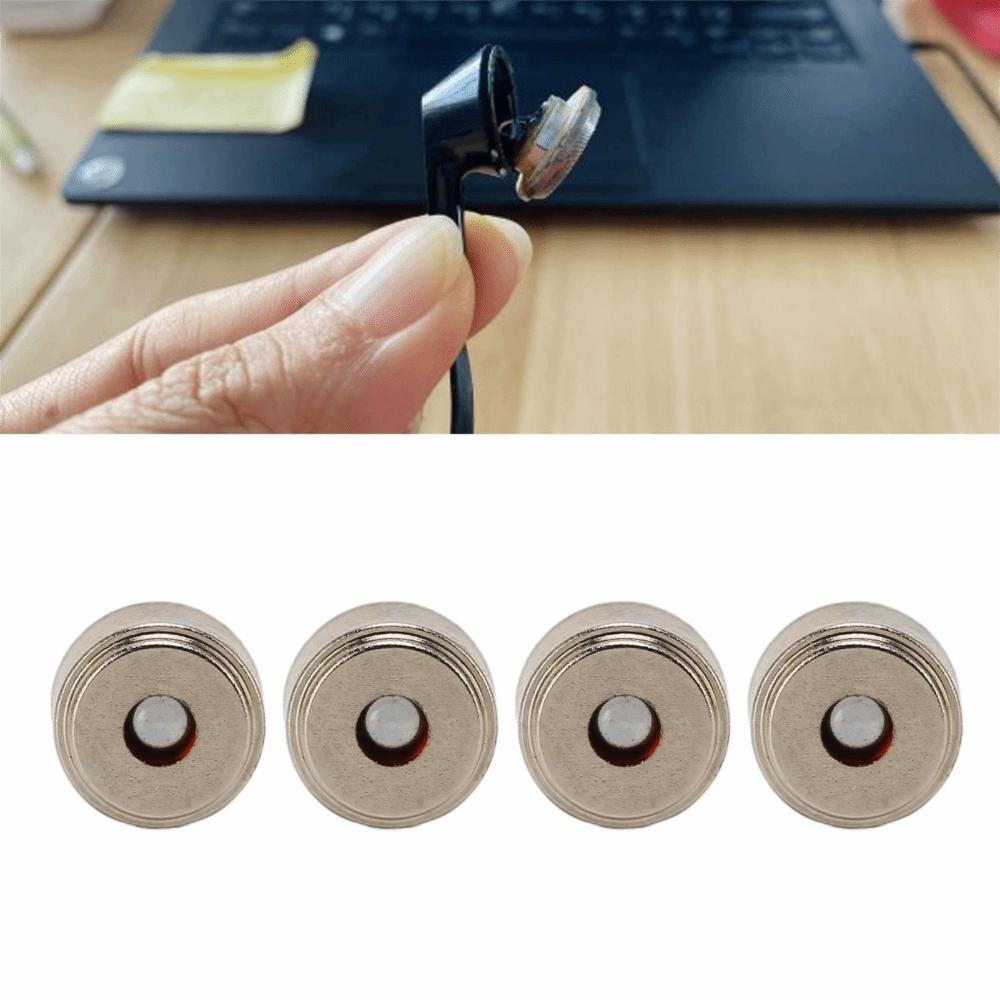 4PCS Metal Headphone Speaker Driver Dual Dynamic DIY Earphone Speaker Headphone Repair