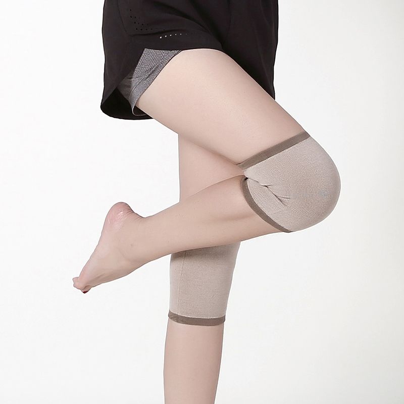 Unisex Sports Knee Warmers Anti-Slip Thin Traceless for Air-Conditioned Rooms Knee Joint Cold Protection
