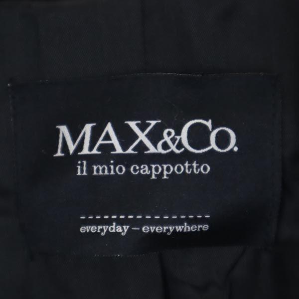 MAX&CO 2WAY Long Coat 38 Black Women Used