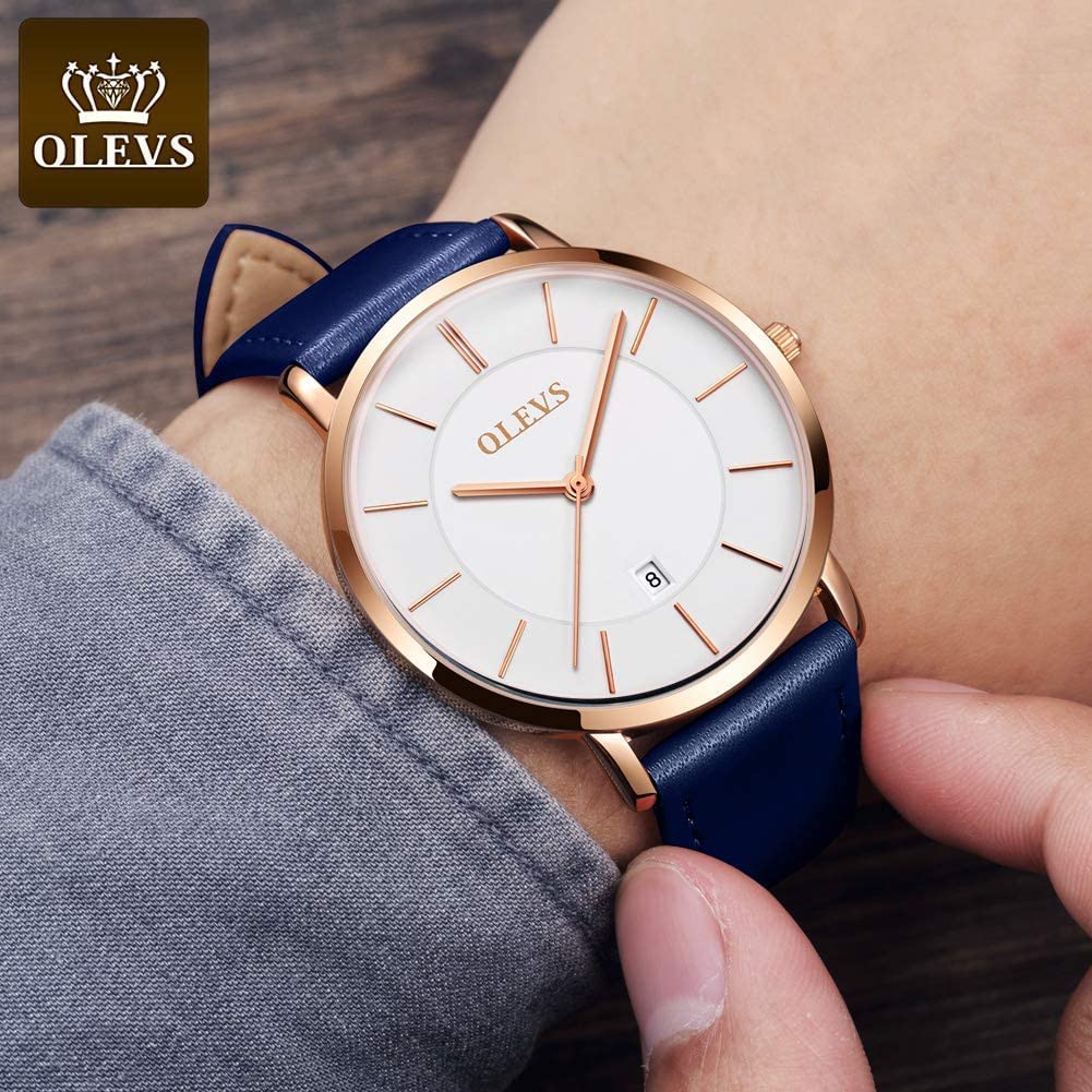 OLEVS Pair Watches Popular Couple Watch Set for Men and Women Perfect Gift for and Other Special - - Weddings, Anniversaries, Mother's Day, Father's