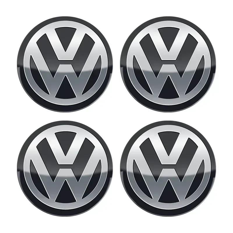 Set nou 4 buc. Capace centrale butuc roată auto 56/60/65/70/75mm Insignă Autocolantă Pentru Volkswagen VW B5 GTI Golf 5 7 Caddy Passat b6 Tiguan