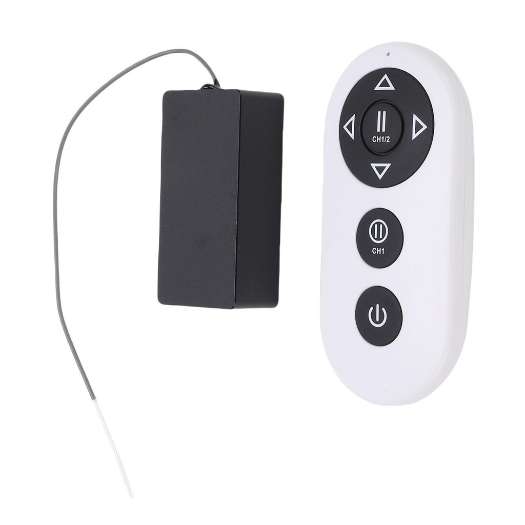 2.4G Wireless One Hand 4 Channel Remote Control with Receiver Dual Motor Mixing Control Mode Fine Turning Remote Controller for RC Car Boat