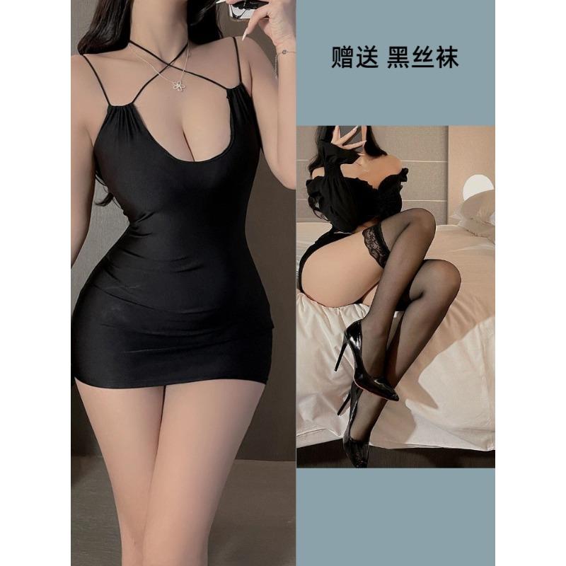 New Sex Underwear Women's Hip Skirt Sexy Passion Temptation Deep V Crotch Short Skirt Pure Desire Bed Passion