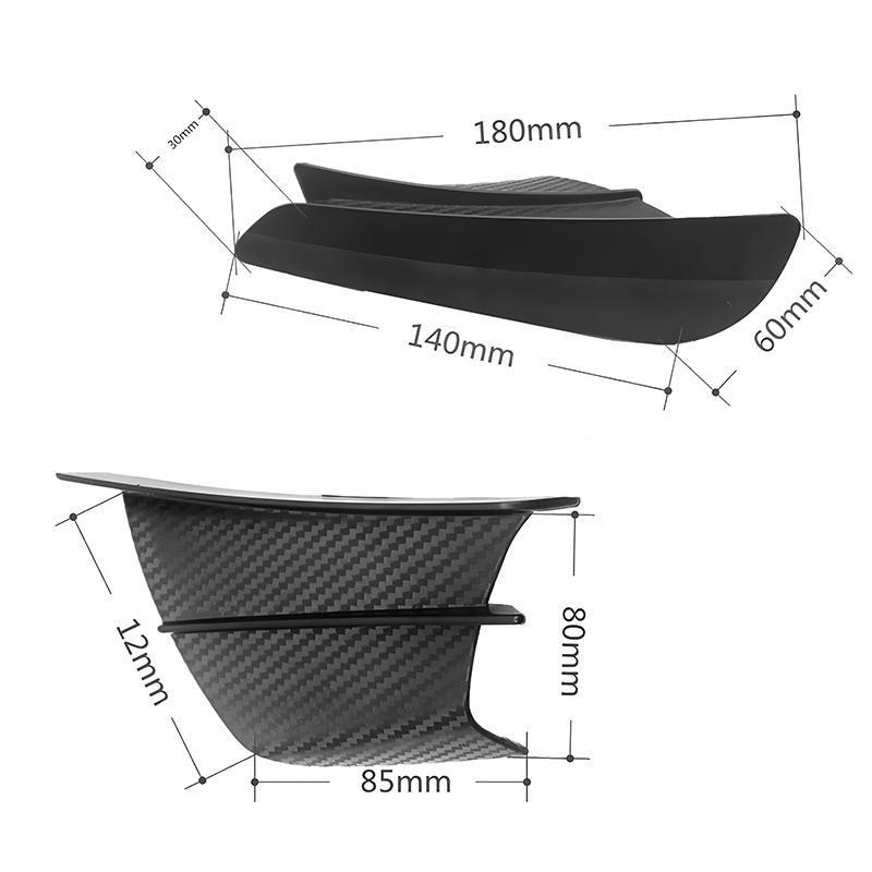 For QJMOTOR Qjmoto SRK SRK800 SRK250 SRK450 SRK600 SRK600RS SRK550 SRK550S Motorcycle Winglet Aerodynamic Wing Kit Spoiler