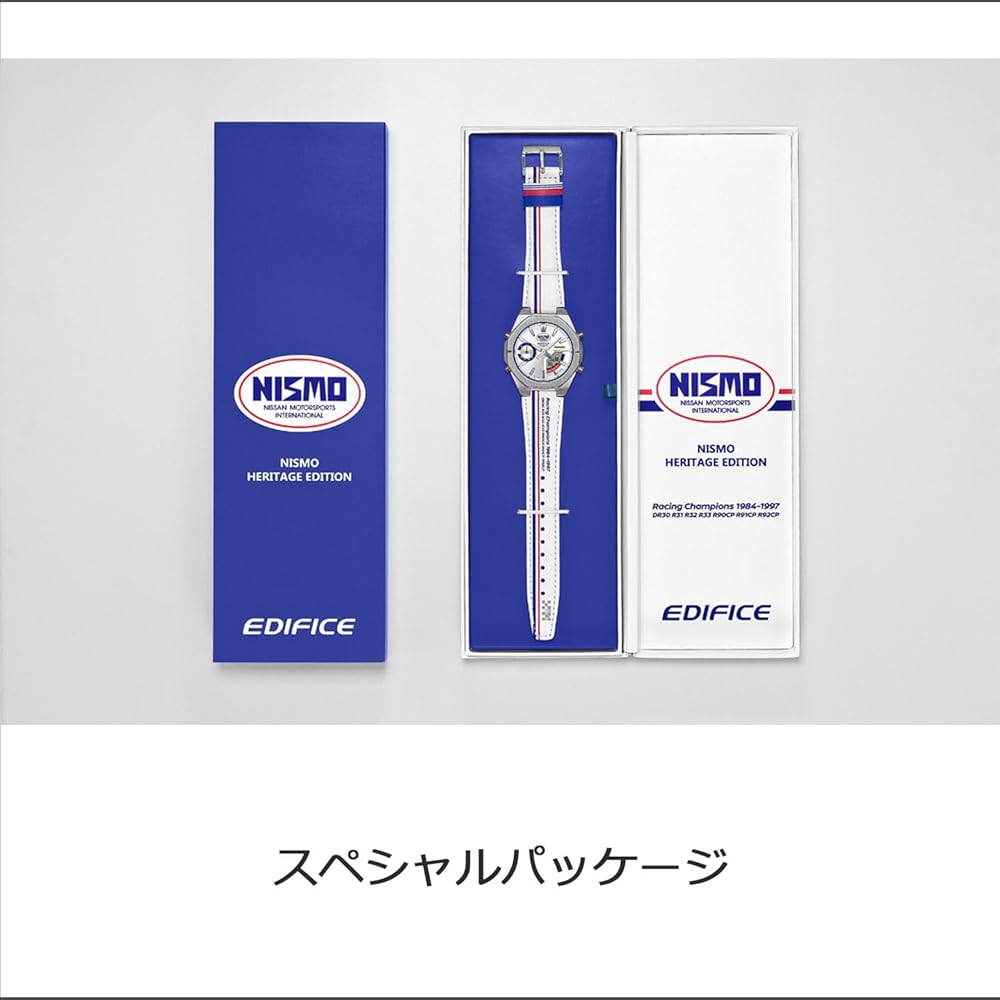 Casio Edifice Nismo Heritage Edition Bluetooth Men's Watch Sapphire Glass ECB-S10NIS-7AJR White