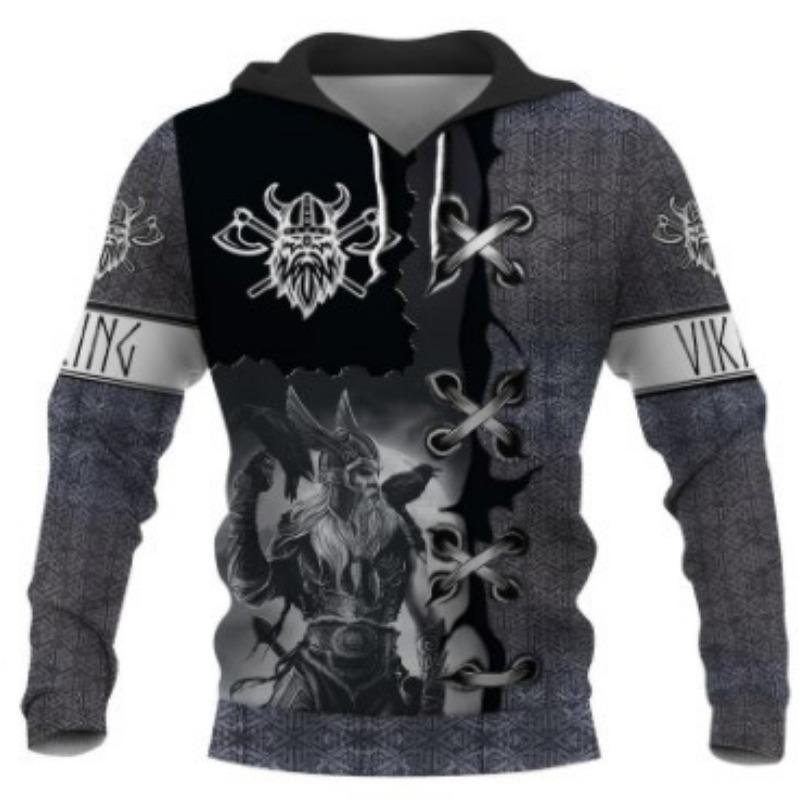 Tattoo Armor 3d Digital Printed Sweatshirt Hoodie Coat Men's Sweatshirt