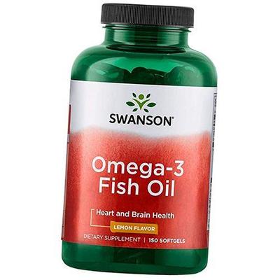 Fish Oil, Omega 3, Omega-3 Fish Oil, 150gelcaps Lemon (67280001)