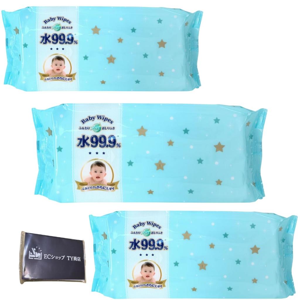 Fluffy Plus Baby 70 Made In Moisturizing Hyaluronic 3 210 Wipes 99.9% Water, Wipes, Wipes, Additive-Free, Japan, Ingredient Acid, Wipes,