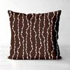 Pieces Brown Geometric Farmhouse Pillow Covers Polyester Sofa Decorative Cushion Cov Headboard Pillow (Without Pillow Core