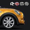 52mm Wheel Center Hub Cap Tires Rim Stickers For BMW Mini Cooper One S JCW R55 R56 R60 R61 F54 F55 F60 Countryman