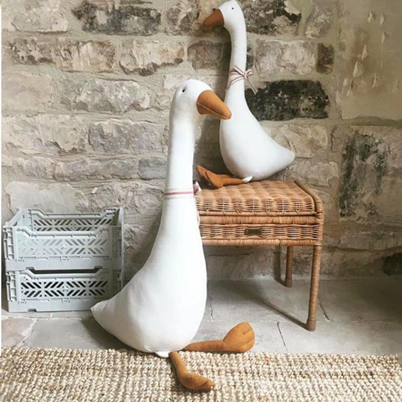 Süßer Cartoon-Gans Hahn Ente Hirsch Plüschtier Puppe Kissen Kinder Begleiter Spielzeug Für Baby Spielen Und Fotografie