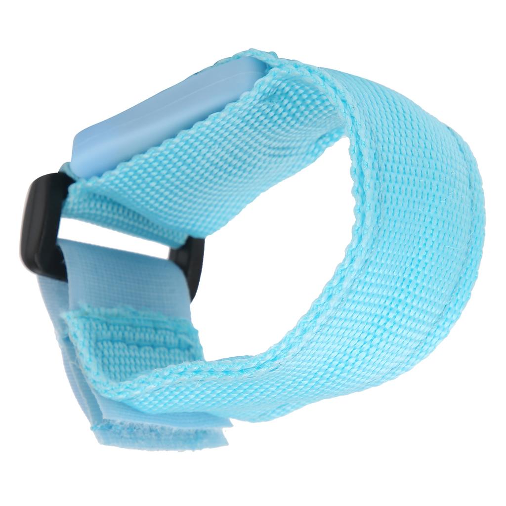 Braccialetto LED Regolabile Lampeggiante per Corsa all'Aperto Braccialetto Luminoso per Ciclismo Blu