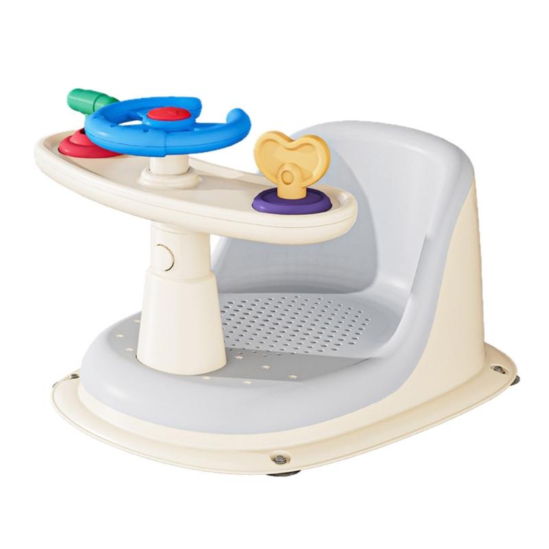 

Easy to Remove Bathtub Chair Infant Bathtub Seat Baby Bath Seat for Sit-Up Bathing Provides Backrest Support for Baby 1