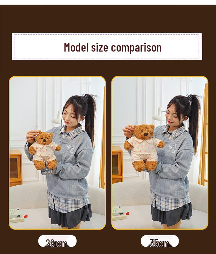 Barcelona Bear: Cute & Soft Children's Plush Doll for Home Decoration