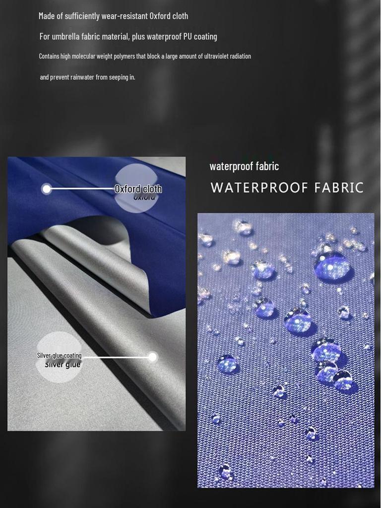 Foldable Outdoor Commercial Sunshade Umbrella with Tilt and Awning