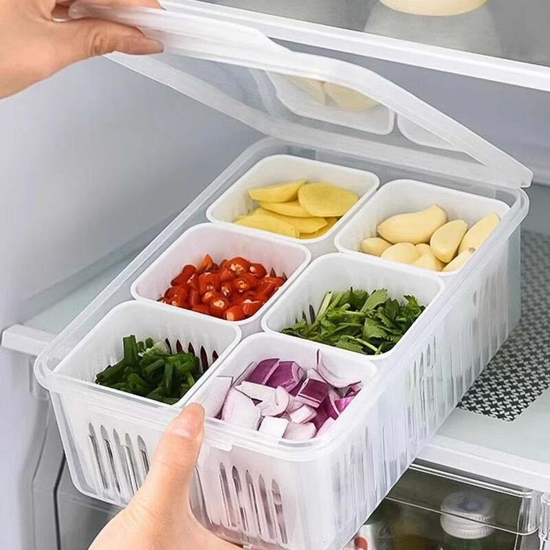 

Квадратные секционные контейнеры для хранения продуктов Cmaos (Набор из 5 предметов)