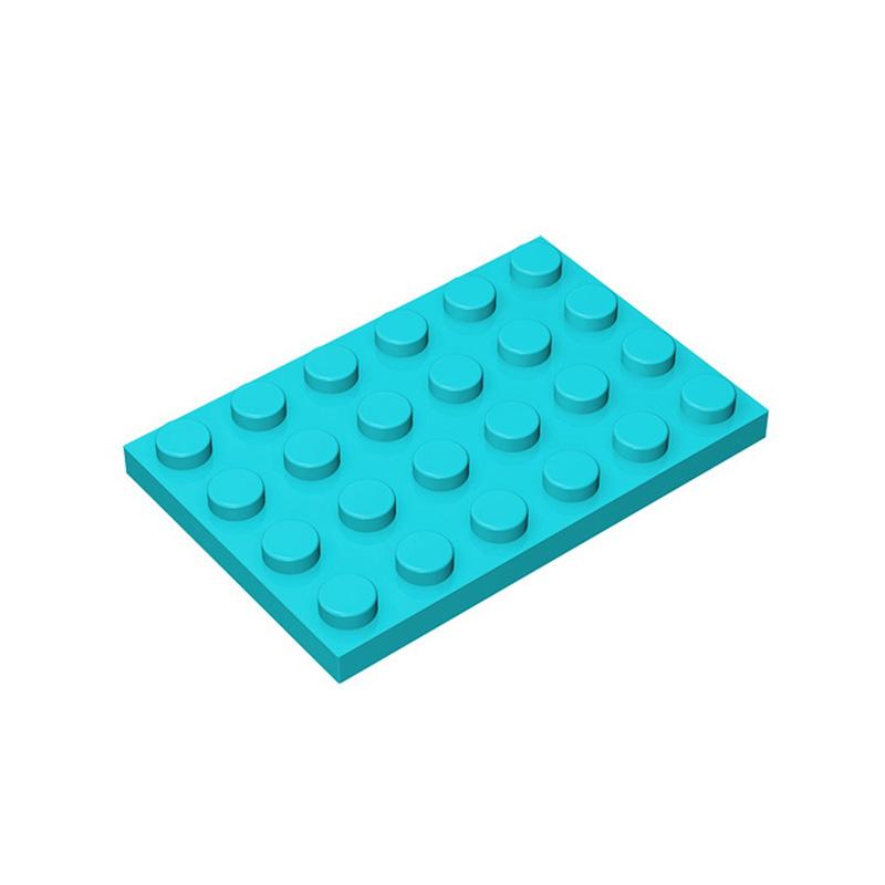 

MY OWN CREATION 10PCS 3032 4x6 Plate Building Blocks Kit High Tech Tire Board Light Panel Blocks Particle Playthings Children Birthday Kid Gifts