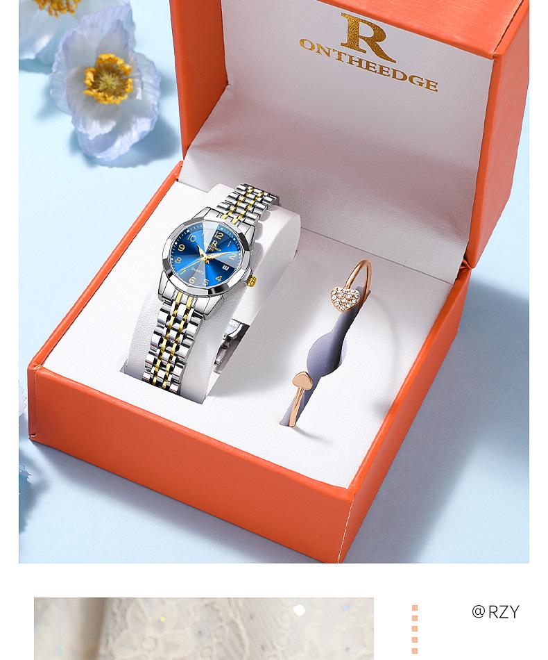 Elegant Women's Waterproof Quartz Watch with Digital Dial