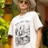 Alice Adventures In Wonderland The Caterpillar Graphic T-shirt, Vintage Illustration by John Tenniel To Book Lewis Carroll's, Book Quote Tee