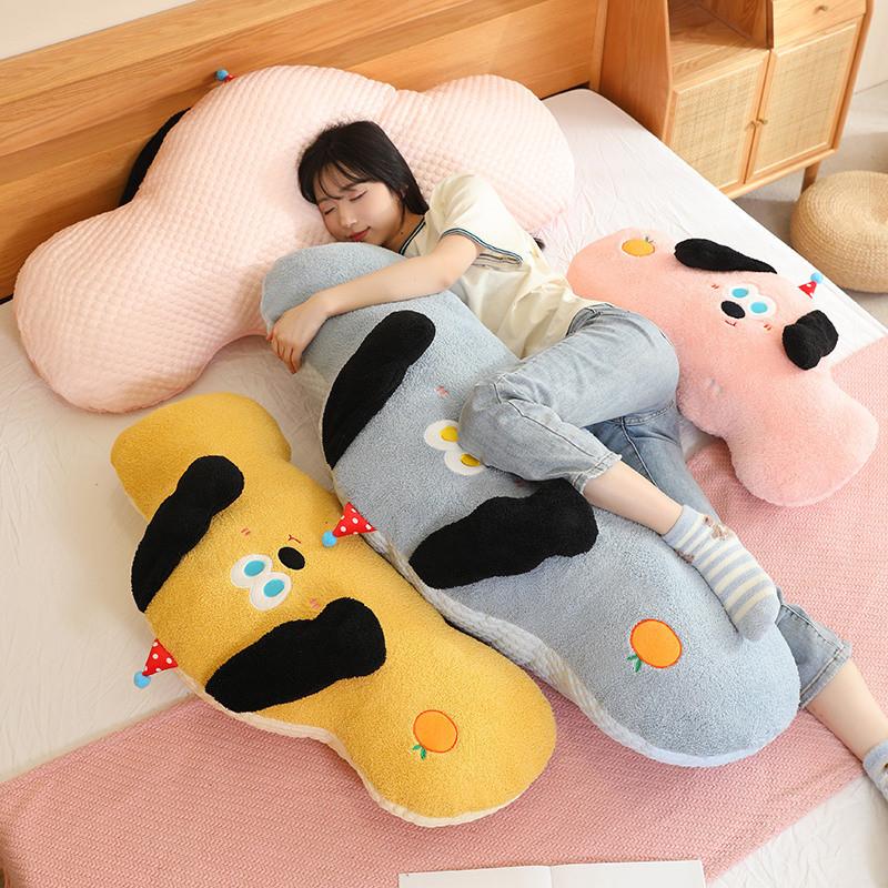 Cartoon Dog Cloud Plush Pillow Cushion With Removable Cover For Bedroom Decor