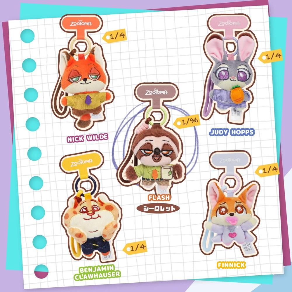52TOYS Zootopia Cute Crew Series Plush Toy Blind Box Gacha Capsule Collection Pre-painted Collector's Gift Box