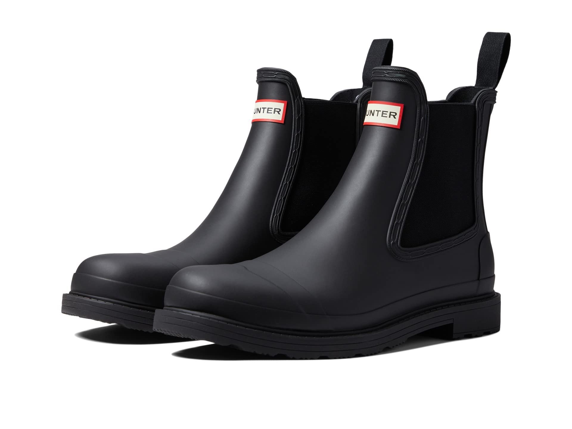 

Hunter Commando Chelsea Boots in Black Men s чёрный