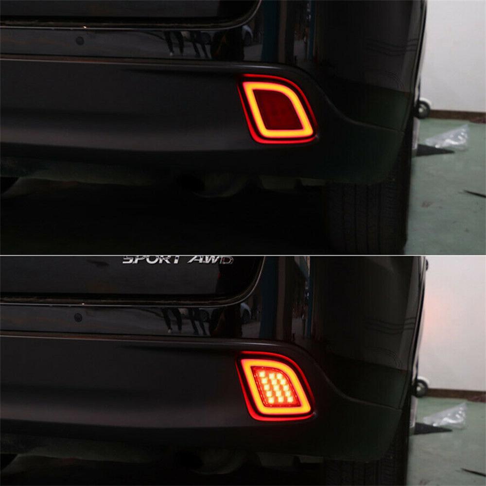 2pcs LED Rear Bumper Lamps For Toyota Highlander 2015 2016 2017 2018 2019