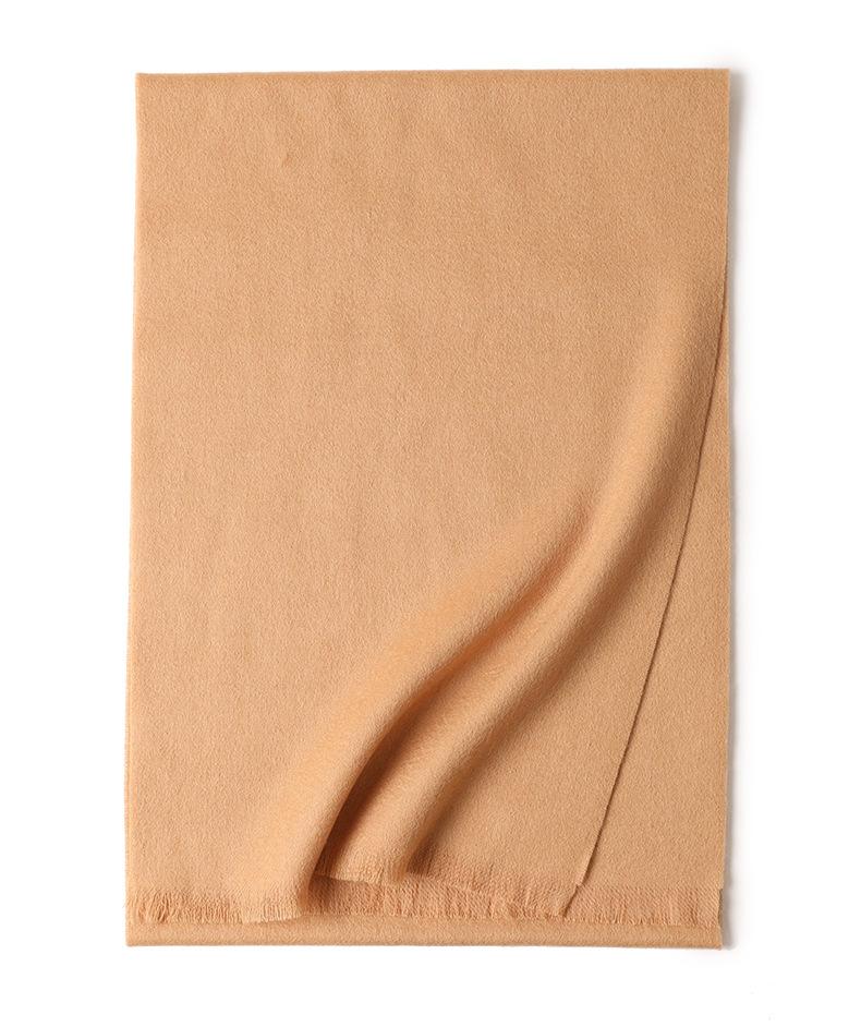 

Осень и зима новая шерсть однотонный шарф короткая борода теплый мягкий и удобный мужской и женский красный шарф 195CM