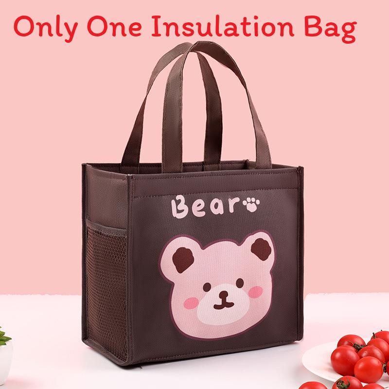 Cartoon-isolierte Lunchtasche für Schüler und Büroangestellte aus Aluminiumfolienmaterial