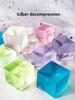10 Pcs Mini Release Stress Transparent Small Ice Block Pinch Music Children Simulation  Relaxing Mood Squeezing Toy Birthday Gif