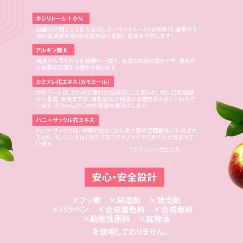 R.O.C.S. Rox PRO Baby Toothpaste (0-3 Years), Apple Flavor, 100% Natural Ingredients, No Additives, No Fluoride, 45g