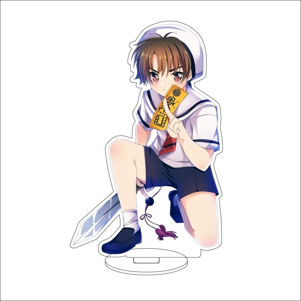 16CM Anime Cardcaptor Sakura Cosplay Acrylic Stand Ornaments KINOMOTO TOUYA/Daidouji Tomoyo Figure Stand Halloween Gifts