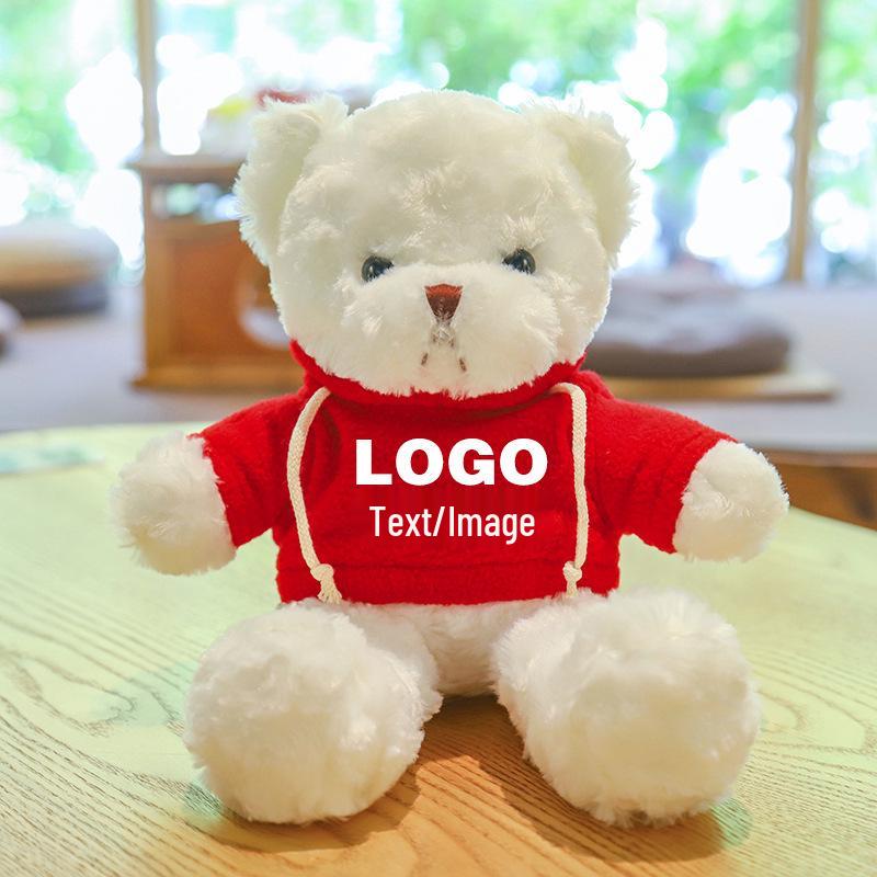 Teddy Bear Sweater Hug Plush Doll for Girls - Valentine's Day or Birthday Gift