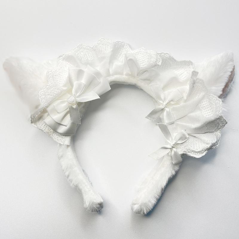 Cute Plush Headband Bowknot Hair AccessoryHeaddress for Fashionable Lady Women and Sweet Style Enthusiasts