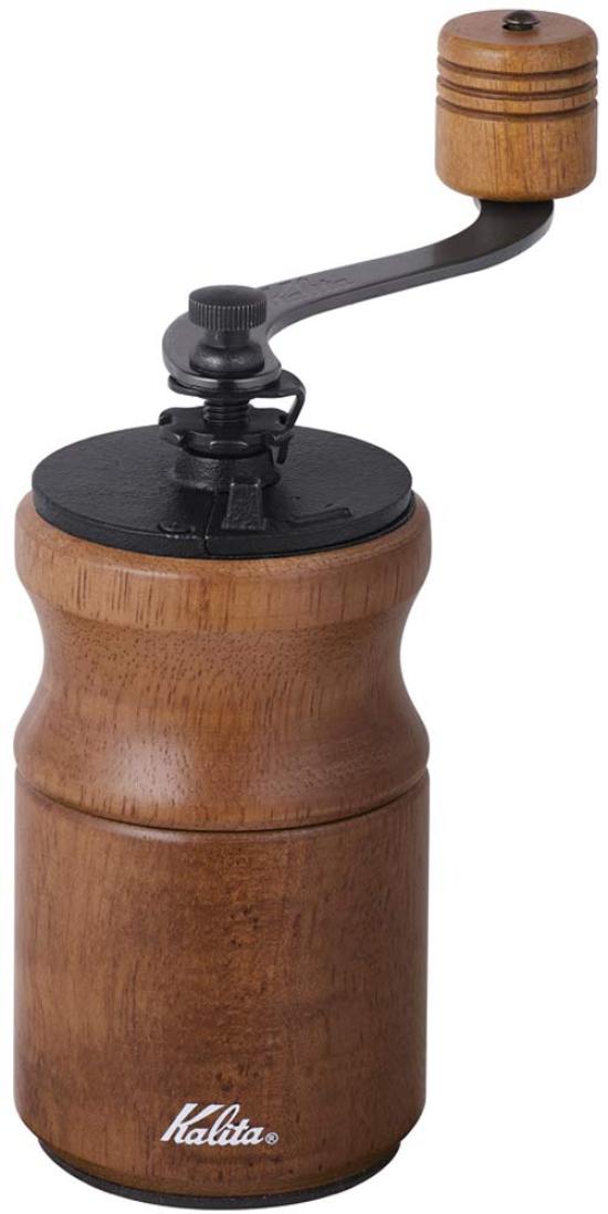 

Kalita Coffee Mill Wooden Hand Grind Manual Brown KH-10 BR #42169 Antique Coffee Grinder Small Outdoor Camping Adjustable Grind with Lid